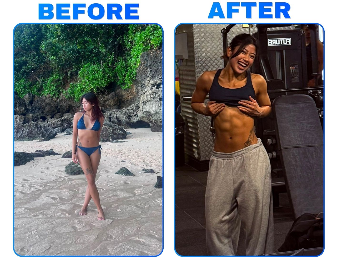 Client weight loss result